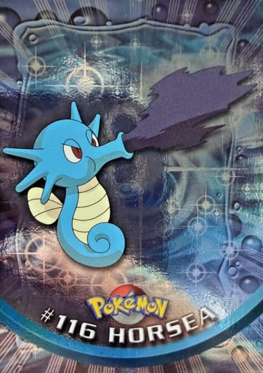 116 Horsea Topps Pokémon series 2 US silver foil