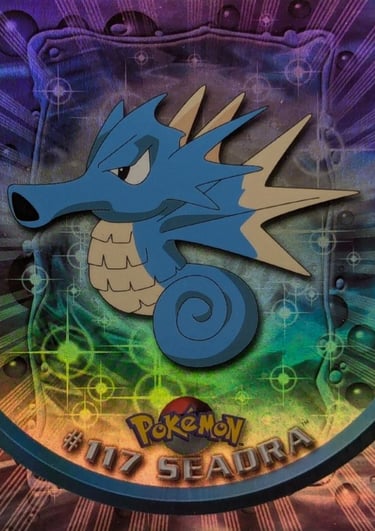 117 Seadra Topps Pokémon series 2 US rainbow foil