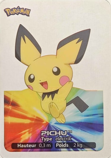 120 Pichu Lamincards Pokémon série 3