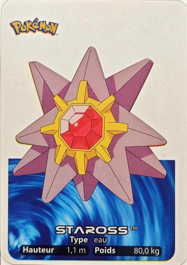 121 Staross Lamincards Pokémon série 1