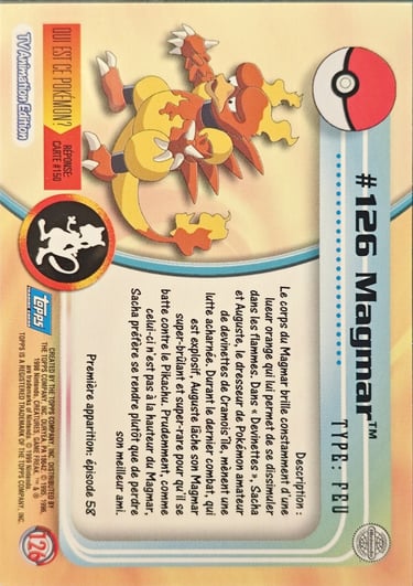 Magmar topps série 2