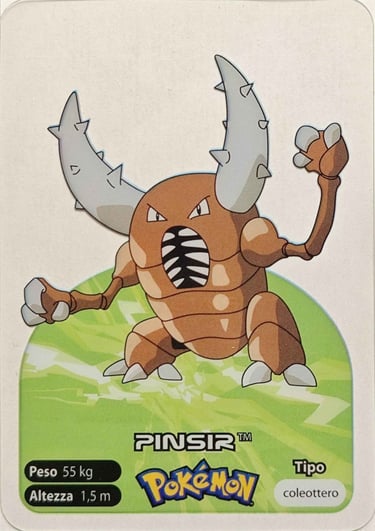 127 Pinsir lamincards spécial édition