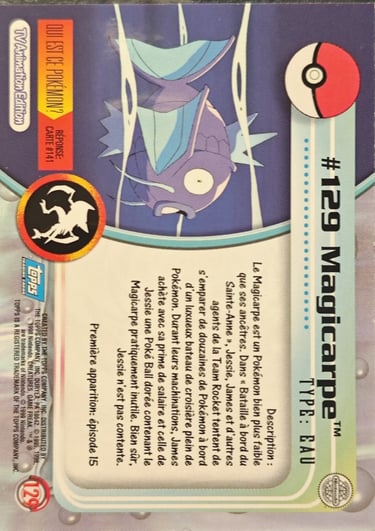 Magicarpe topps série 2
