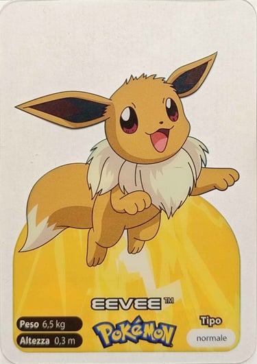 133 Eevee lamincards spécial édition