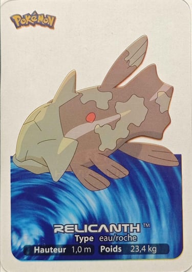 133 Relicanth Lamincards Pokémon série 3