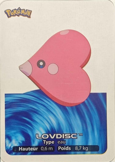 134 Lovdisc Lamincards Pokémon série 3