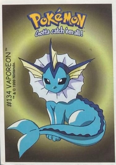Vaporeon Dunkin Boomer 1999