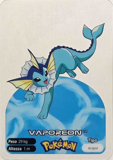 134 Vaporeon lamincards spécial édition