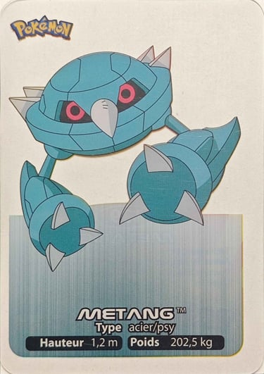 139 Metang Lamincards Pokémon série 3