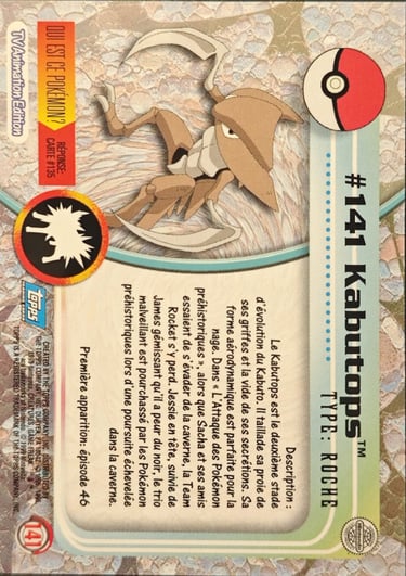 Kabutops topps série 2