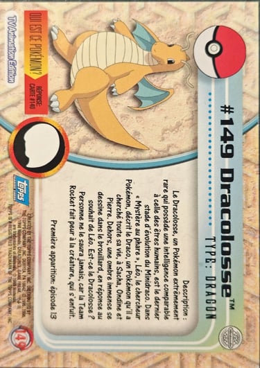 Dracolosse topps série 2