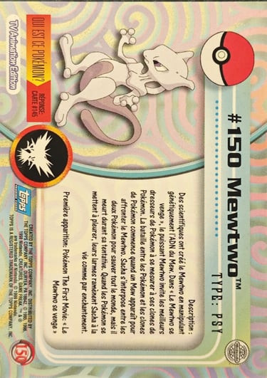 Mewtwo topps série 2