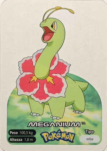 154 Meganium Lamincards spécial édition