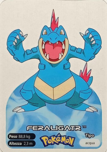 160 Feraligatr Lamincards spécial édition