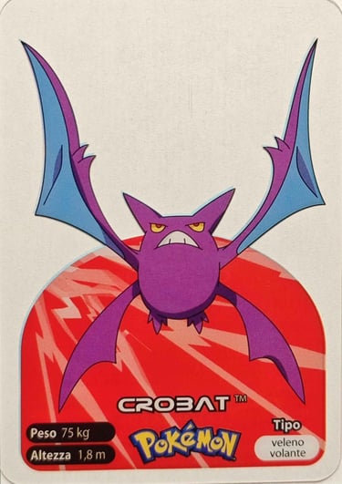 169 Crobat Lamincards spécial édition