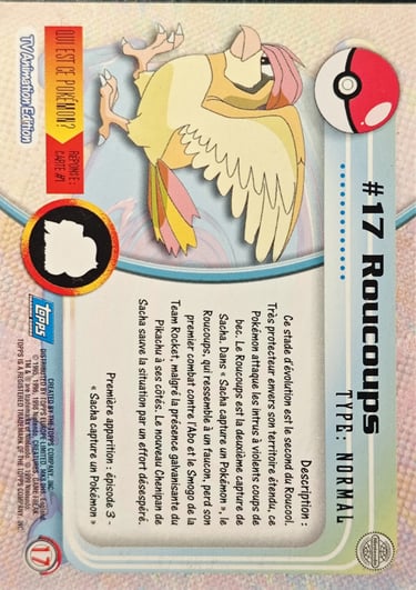 Roucoups topps serie 1