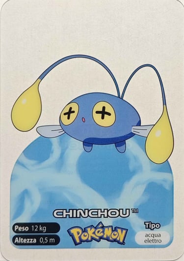 170 Chinchou Lamincards spécial édition