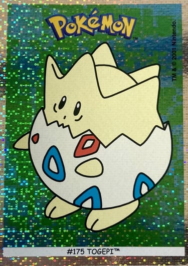Togepi Dunkin Boomer 2001 foil