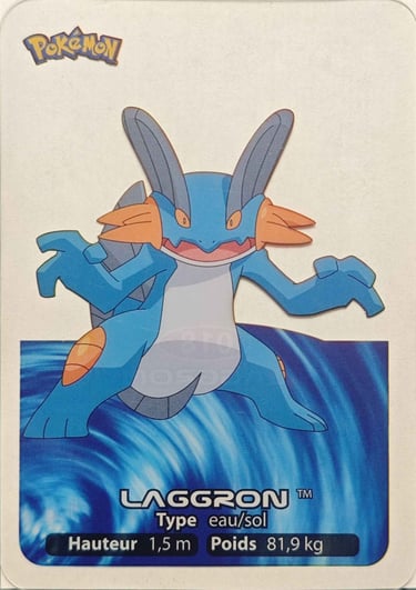 18 Laggron Lamncards Pokémon série 3