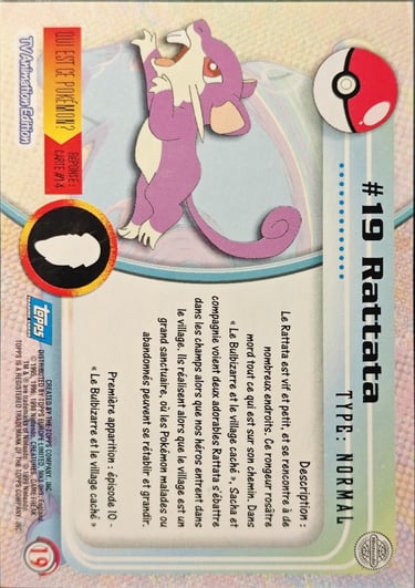 Rattata topps serie 1