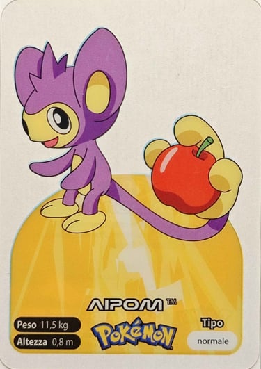 190 aipom Lamincards spécial édition