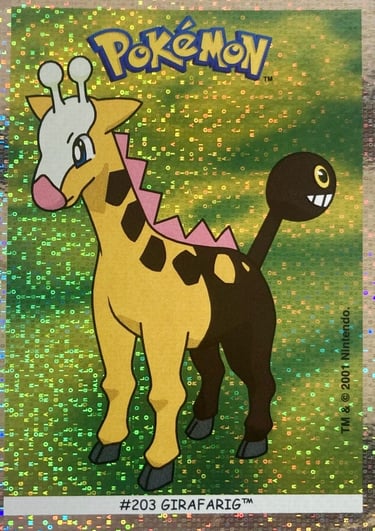 Girafarig Dunkin Boomer 2001 foil