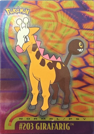 Girafarig topps série 3 foil Johto