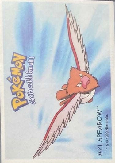 Spearow Dunkin Boomer 1999