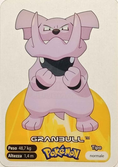 210 Granbull Lamincards spécial édition