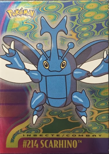 Scrhino topps série 3 foil Johto