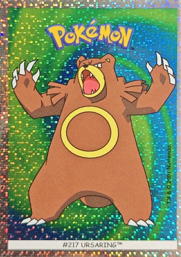Ursaring Dunkin Boomer 2001 foil