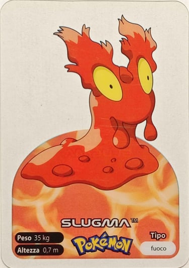 218 Slugma Lamincards spécial édition