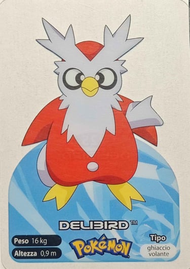 225 Delibird Lamincards spécial édition