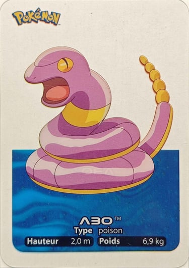 23 abo Lamincards Pokémon série 1