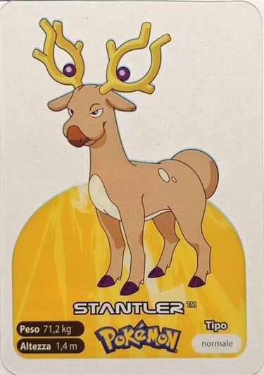 234 Stantler Lamincards spécial édition