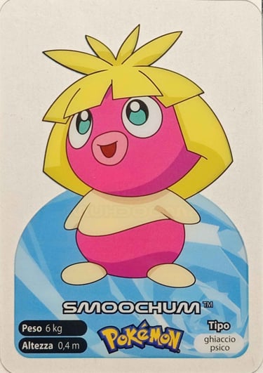 238 Smoochum Lamincards spécial édition