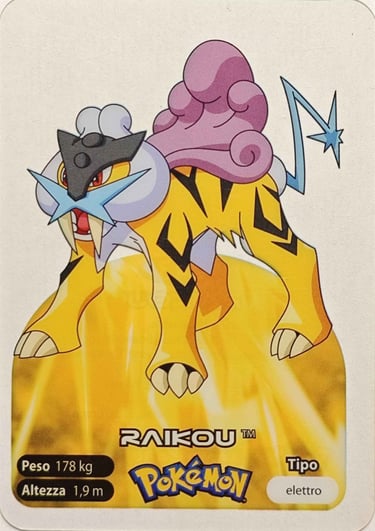 243 Raikou Lamincards spécial édition