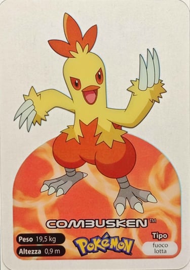 256 Combusken Lamincards spécial édition