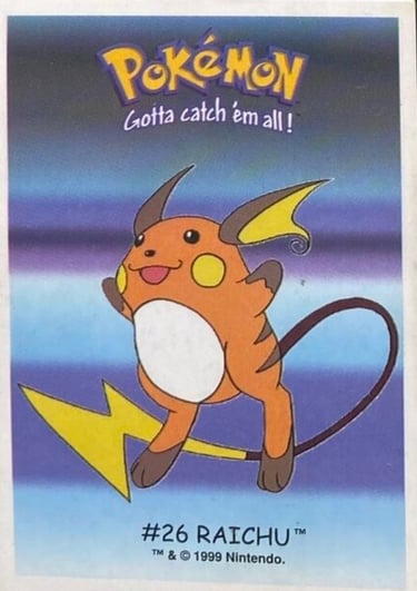 Raichu Dunkin Boomer 1999