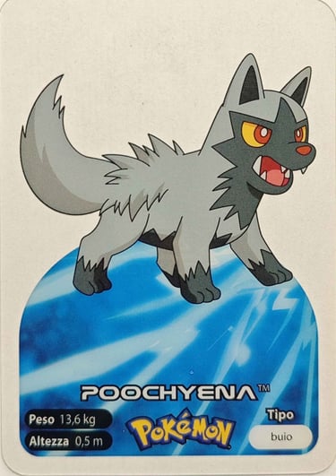 261 Poochyena Lamincards spécial édition