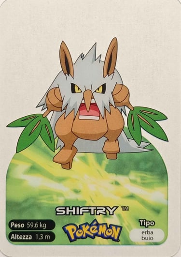 275 Shiftry Lamincards spécial édition