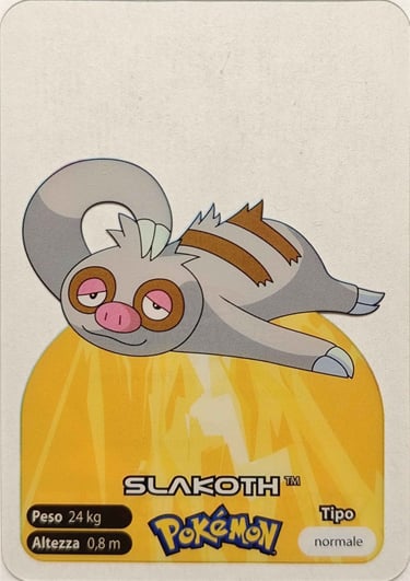 287 Slakoth Lamincards spécial édition