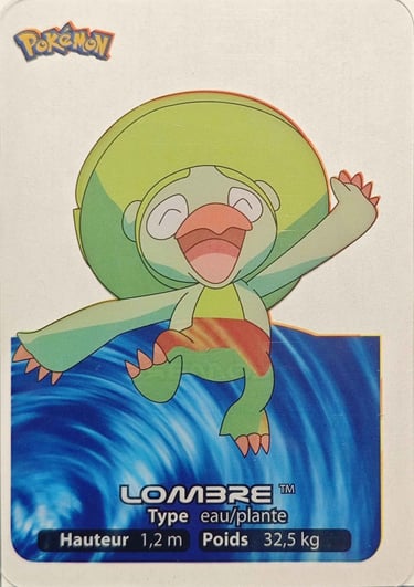 29 Lombre Lamncards Pokémon série 3