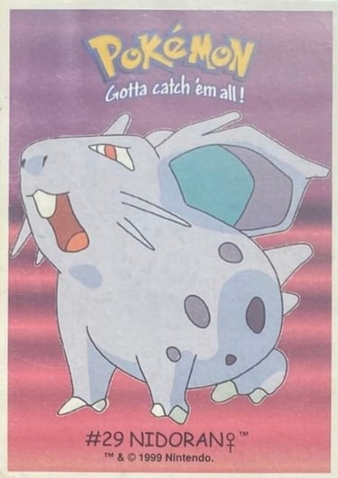 Nidoran Dunkin Boomer 1999