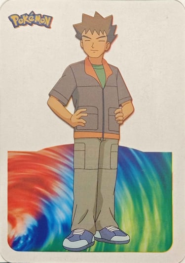 3 Brock Lamncards Pokémon série 3