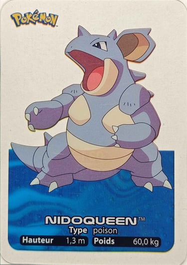31 Nidoqueen Lamincards Pokémon série 1