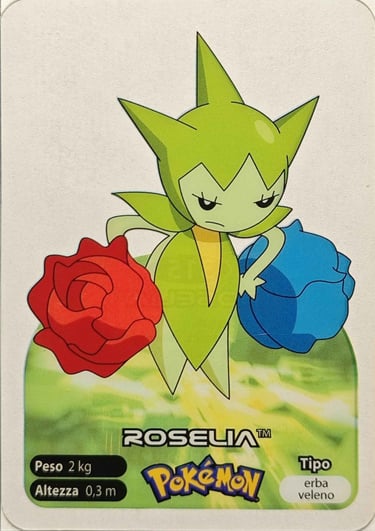 315 Roselia Lamincards spécial édition