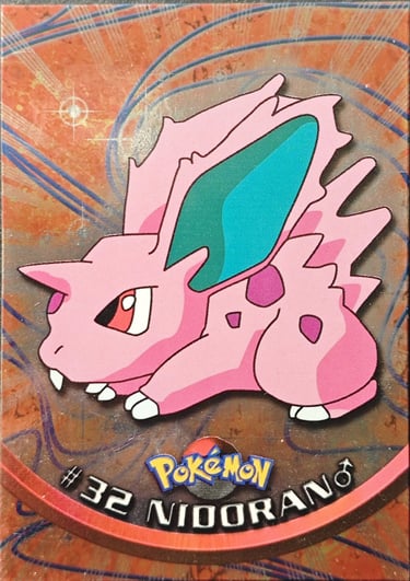 Nidoran 32 topps serie 1 foil