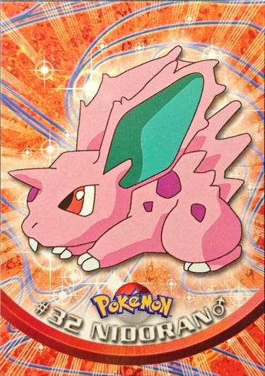 Nidoran 32 topps serie 1