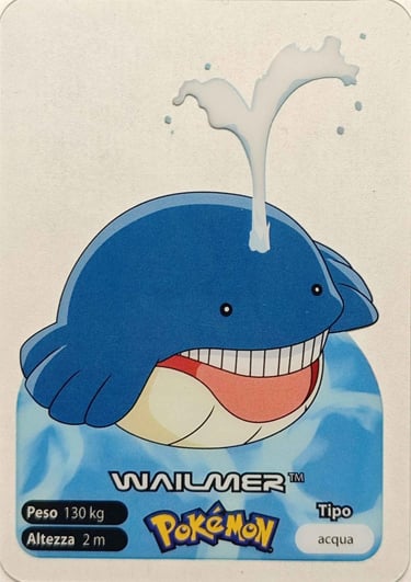 320 Wailmer Lamincards spécial édition